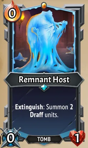Remnant Host — the card as it appears in Monster Train 2