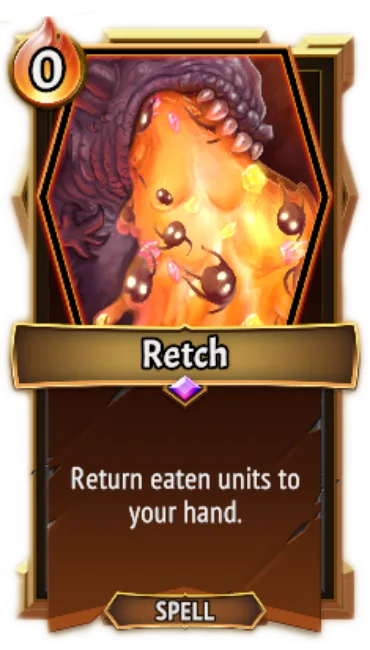 Retch — the card as it appears in Monster Train 2
