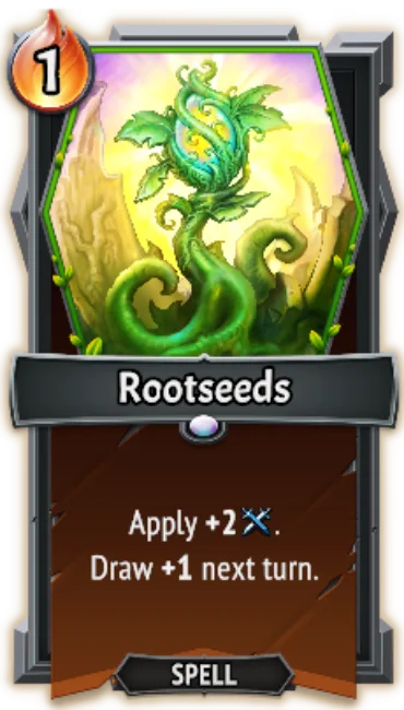 Rootseeds — the card as it appears in Monster Train 2