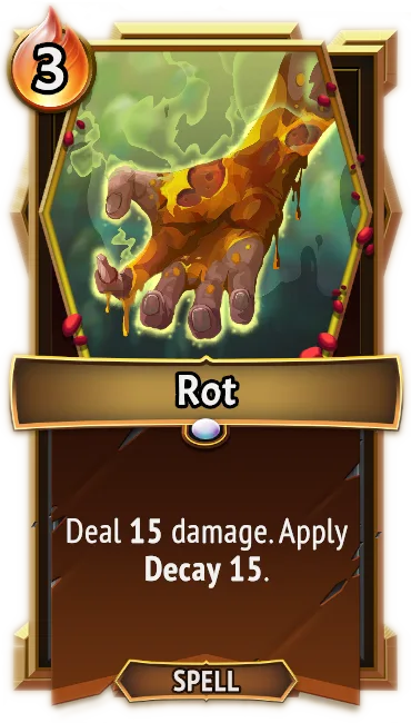 Rot — the card as it appears in Monster Train 2