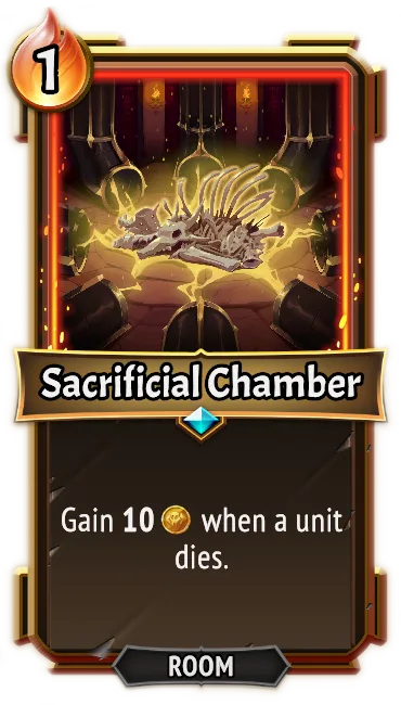 Sacrificial Chamber — the card as it appears in Monster Train 2