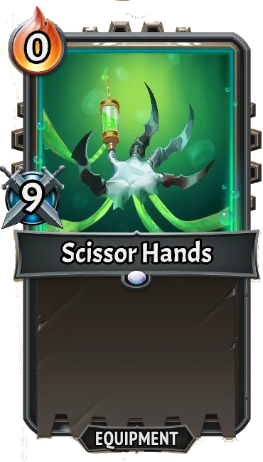 Scissor Hands — the card as it appears in Monster Train 2