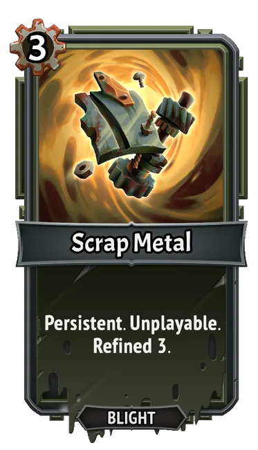 Scrap Metal — the card as it appears in Monster Train 2