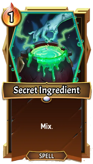 Secret Ingredient — the card as it appears in Monster Train 2
