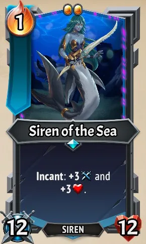 Siren of the Sea — the card as it appears in Monster Train 2