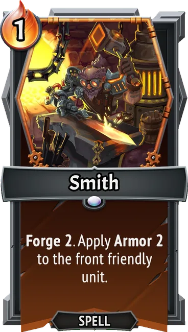 Smith — the card as it appears in Monster Train 2