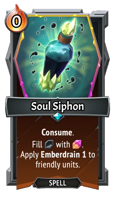 Soul Siphon — the card as it appears in Monster Train 2