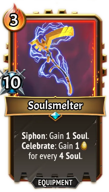 Soulsmelter — the card as it appears in Monster Train 2