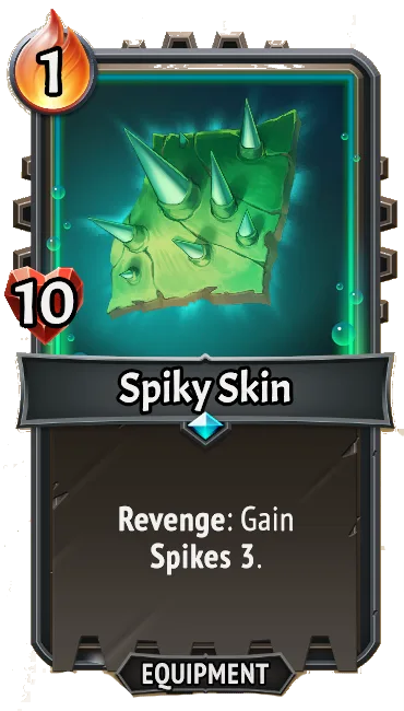 Spiky Skin — the card as it appears in Monster Train 2