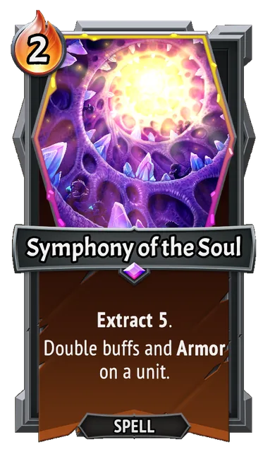 Symphony of the Soul — the card as it appears in Monster Train 2
