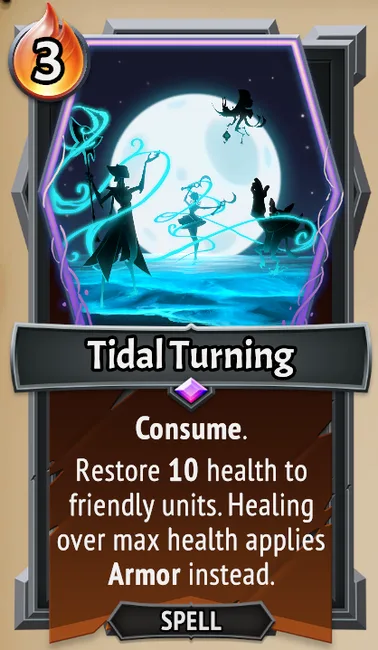 Tidal Turning — the card as it appears in Monster Train 2