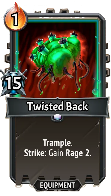 Twisted Back — the card as it appears in Monster Train 2