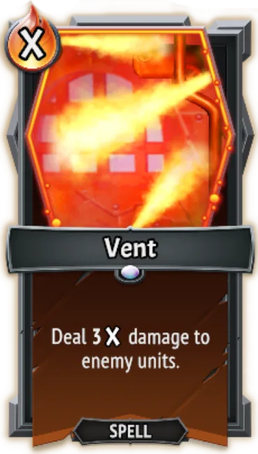 Vent — the card as it appears in Monster Train 2