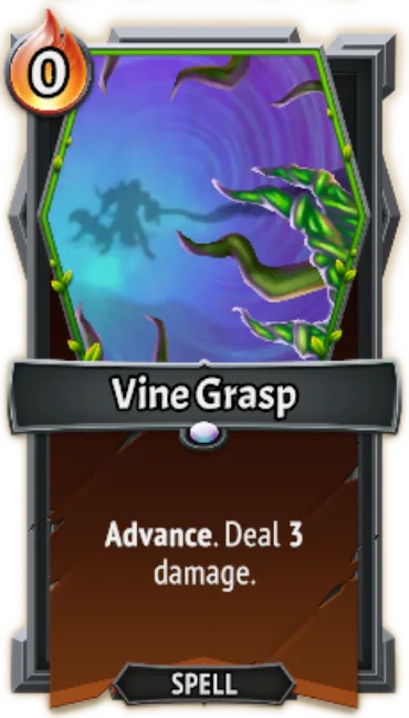 Vine Grasp — the card as it appears in Monster Train 2