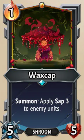Waxcap — the card as it appears in Monster Train 2