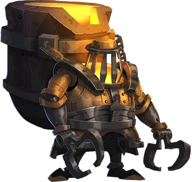 Crucible Steward — the unit's in-game art in Monster Train 2
