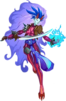 Divine Dancer — the unit's in-game art in Monster Train 2